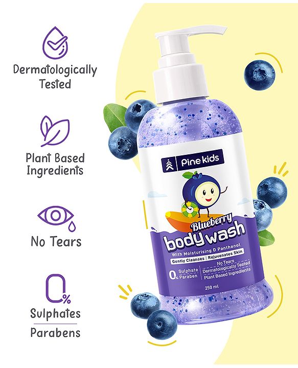 Pine Kids Blueberry Bodywash - 250 ml