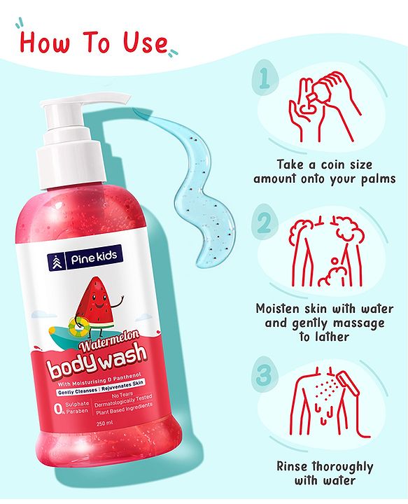 Pine Kids Blueberry Bodywash - 250 ml