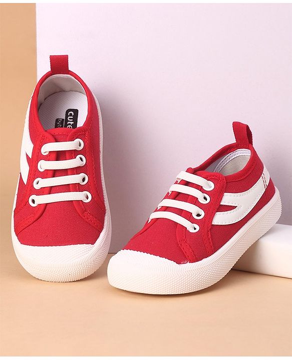 Cute Walk by Babyhug Slip On Casual Shoes - Red