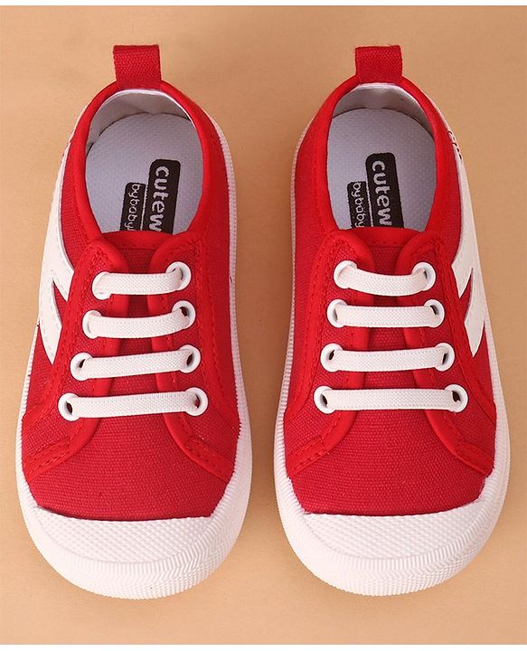 Cute Walk by Babyhug Slip On Casual Shoes - Red
