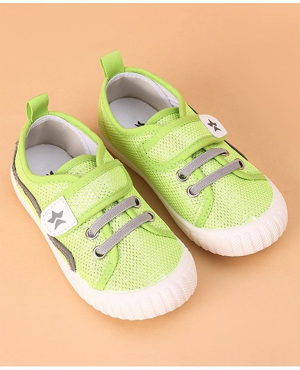 Cute Walk by Babyhug Casual Shoes with Velcro - Green