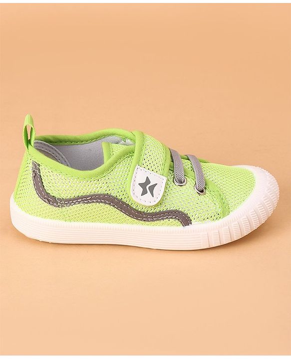 Cute Walk by Babyhug Casual Shoes with Velcro - Green