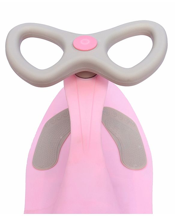 Babyhug Champion Kids Swing Car With LED Wheels (Colour May Vary)