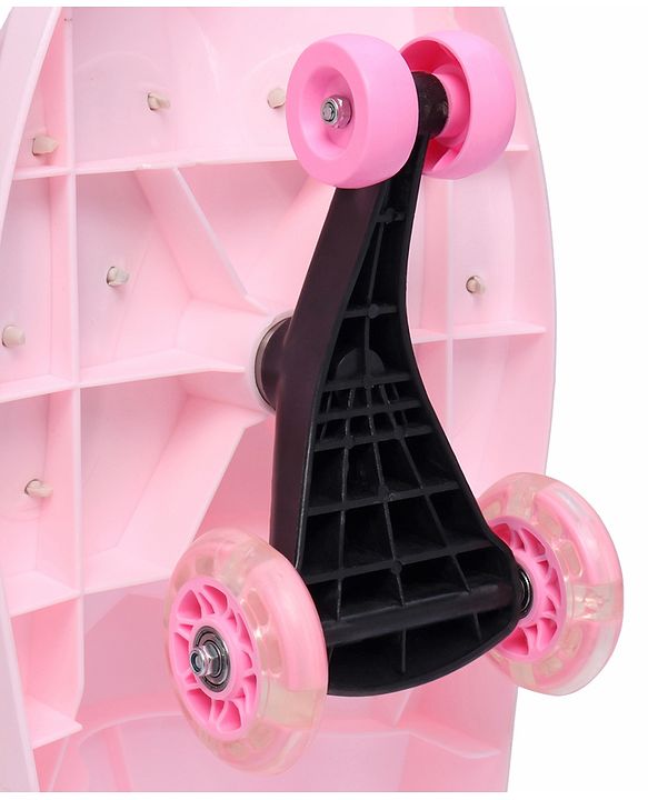 Babyhug Champion Kids Swing Car With LED Wheels (Colour May Vary)