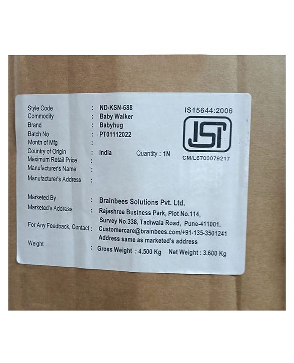 Babyhug Zest Musical Baby Walker With Adjustable Height anti Fall Protection & Toy Bar- Green White