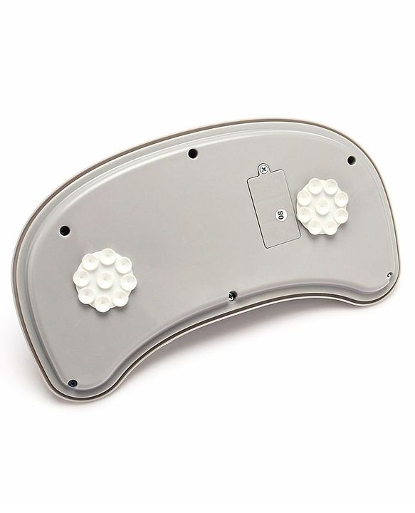 Babyhug Rejoice Musical Baby Walker Cum Rocker Function With Adjustable Height - Green White (Toys color may vary)