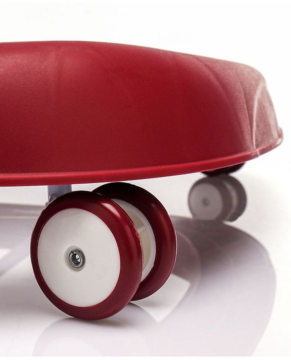 Babyhug Little Racer Car Shape Walker - Blue| Removable Toy Tray| Smooth Swivel Wheels| Light & Music| Comfortable Seat