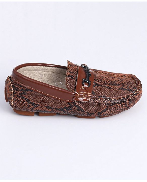 Cute Walk by Babyhug Slip On Formal Shoes- Brown
