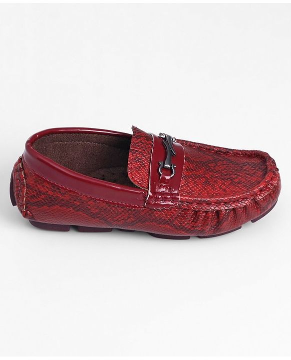 Cute Walk by Babyhug Slip On Formal Shoes- Red