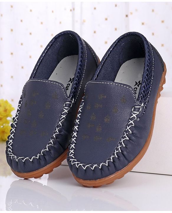 Cute Walk by Babyhug Formal Loafer Shoes - Navy Blue