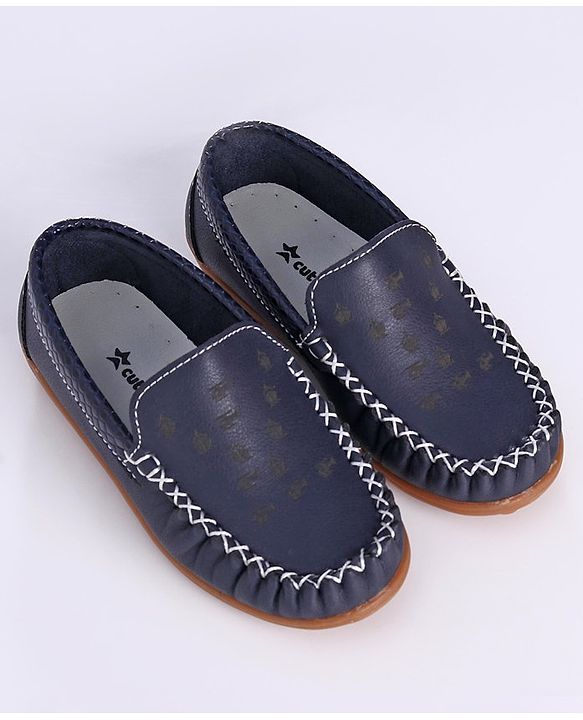 Cute Walk by Babyhug Formal Loafer Shoes - Navy Blue