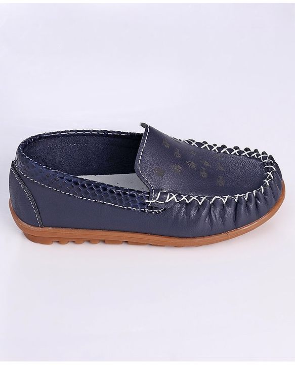 Cute Walk by Babyhug Formal Loafer Shoes - Navy Blue