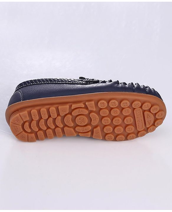 Cute Walk by Babyhug Formal Loafer Shoes - Navy Blue