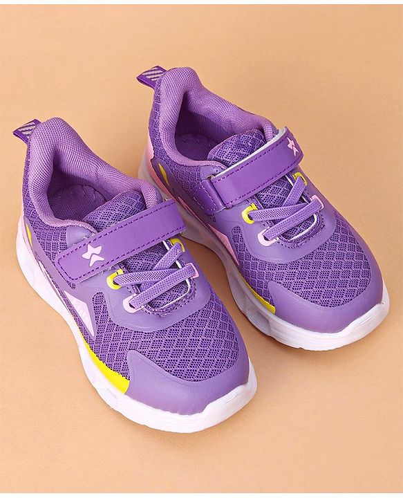 Cute Walk by Babyhug Sneakers With Velcro Closure - Purple