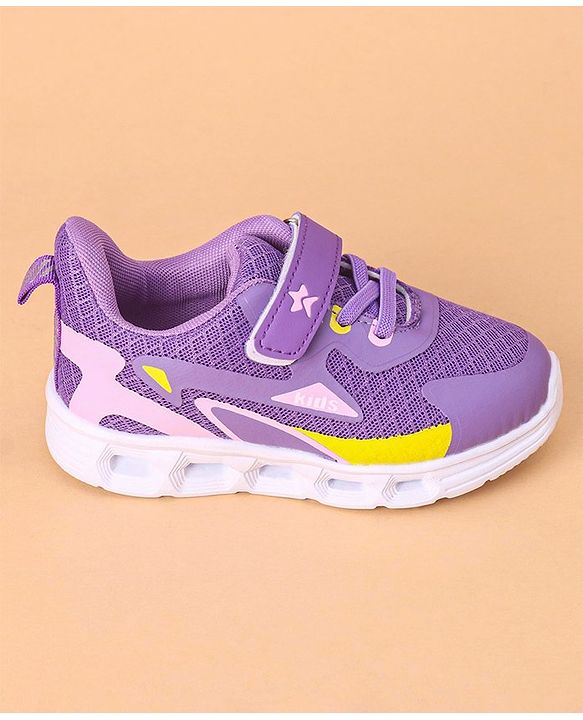 Cute Walk by Babyhug Sneakers With Velcro Closure - Purple