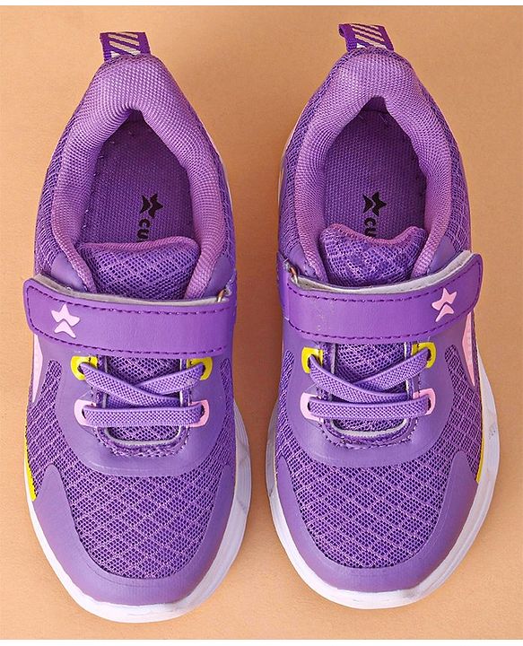 Cute Walk by Babyhug Sneakers With Velcro Closure - Purple