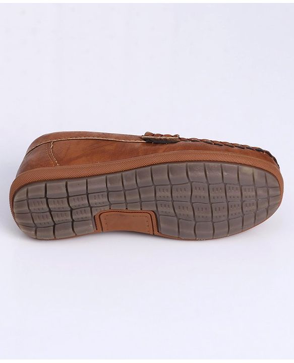 Cute Walk by Babyhug Slip On Formal Shoes - Brown