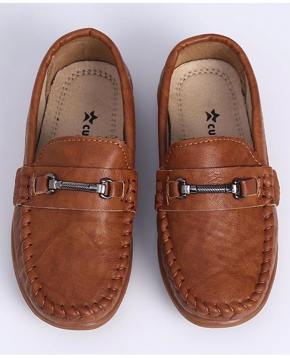 Cute Walk by Babyhug Slip On Formal Shoes - Brown