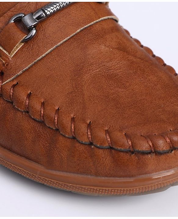 Cute Walk by Babyhug Slip On Formal Shoes - Brown