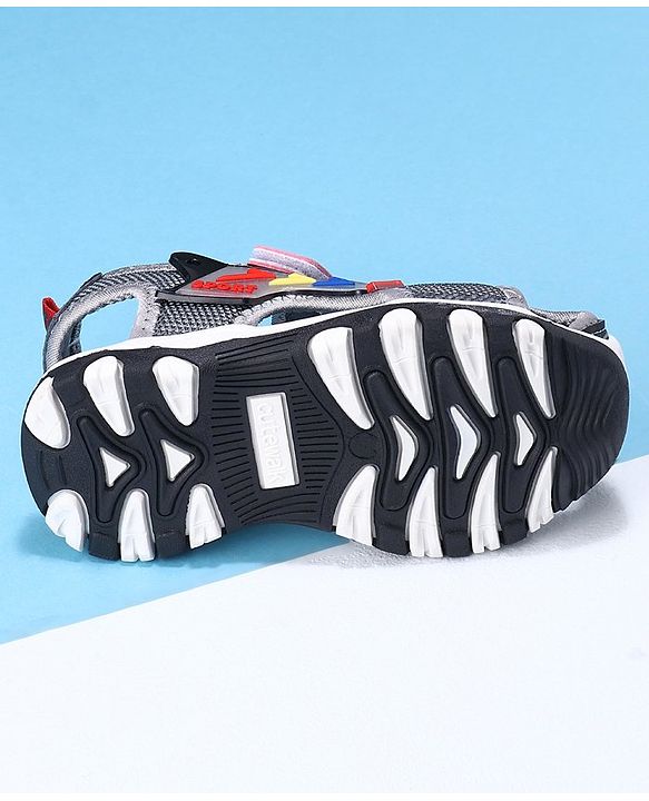 Cute Walk by Babyhug Sandals With Velcro closure - Black