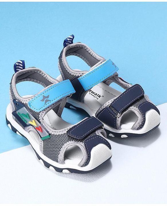 Cute Walk by Babyhug Sandals With Velcro closure - Blue