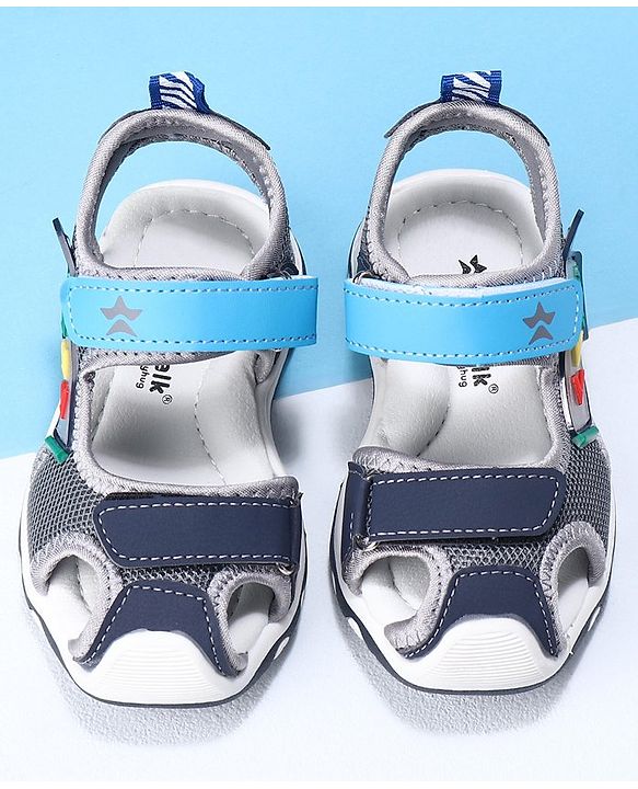 Cute Walk by Babyhug Sandals With Velcro closure - Blue