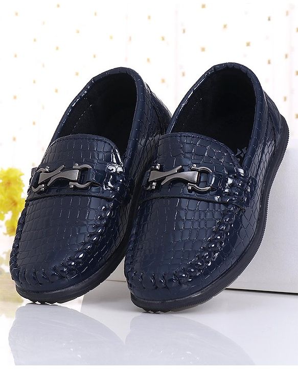 Cute Walk by Babyhug Formal Shoes - Dark Blue