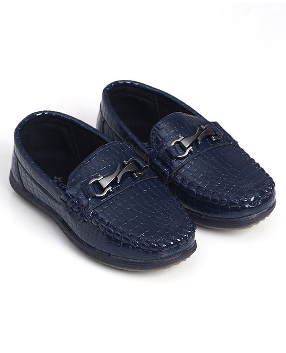 Cute Walk by Babyhug Formal Shoes - Dark Blue