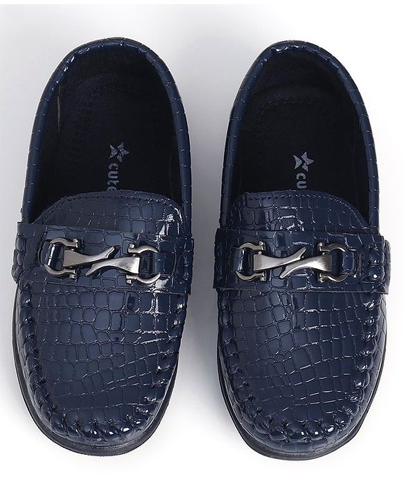 Cute Walk by Babyhug Formal Shoes - Dark Blue