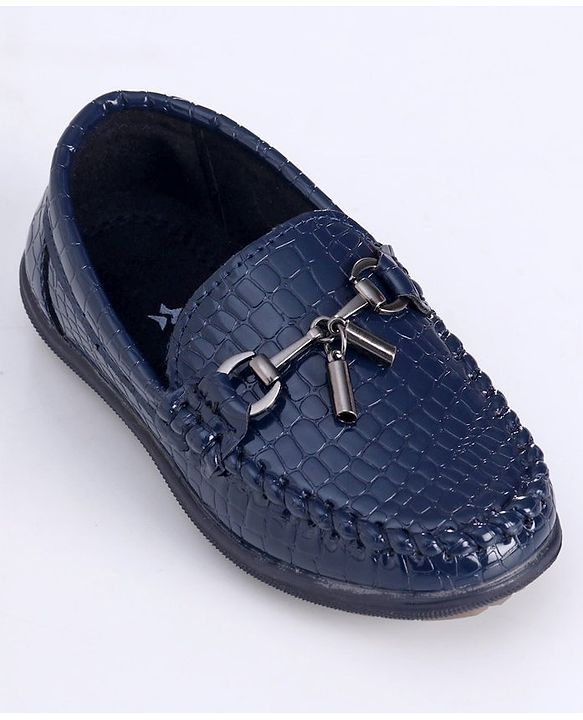 Cute Walk by Babyhug Slip On Formal Shoes - Dark Blue
