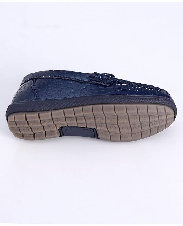 Cute Walk by Babyhug Slip On Formal Shoes - Dark Blue