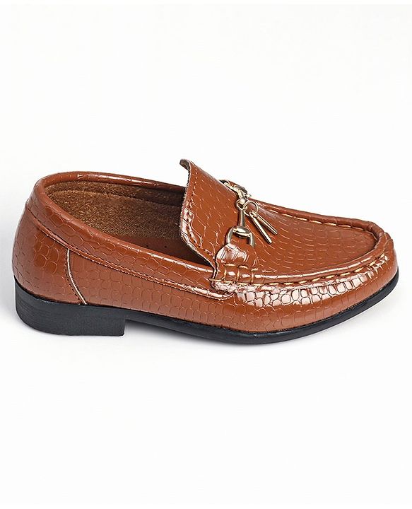 Cute Walk by Babyhug Slip On Formal Shoes - Brown