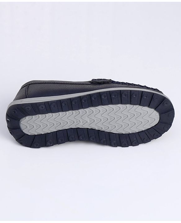 Cute Walk by Babyhug Slip On Formal Shoes - Dark Blue