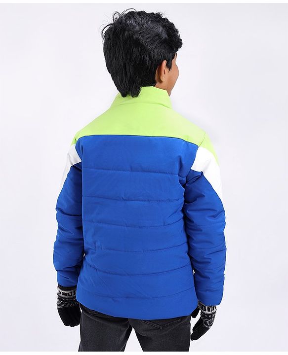 Pine Kids Full Sleeves Color Block Puffer Jacket - Multicolour