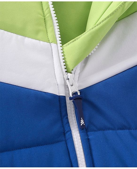 Pine Kids Full Sleeves Color Block Puffer Jacket - Multicolour