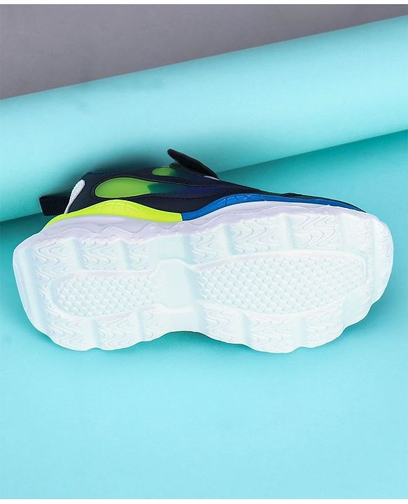 Cute Walk by Babyhug Sneakers With Velcro Closure Solid - Navy Blue