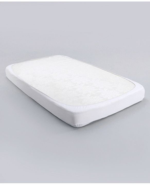 Babyhug Waterproof Mattress Protector Covers - White