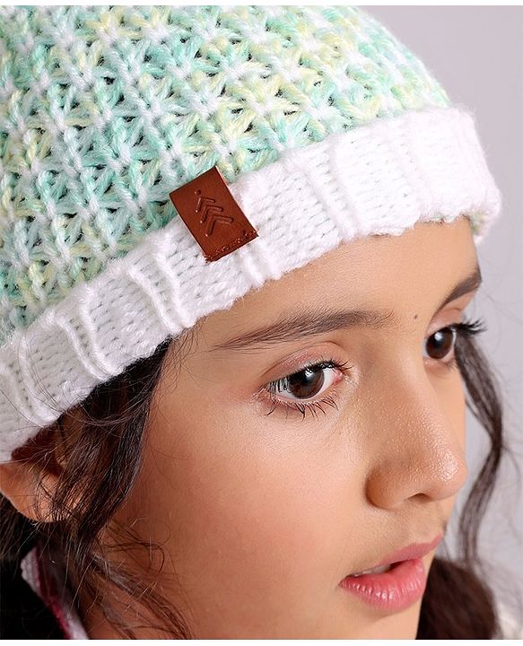 Pine Kids Woollen Cap Multicolor - Diameter 11 cm