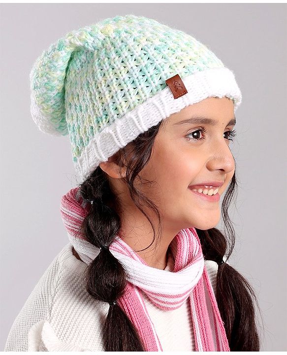 Pine Kids Woollen Cap Multicolor - Diameter 11 cm