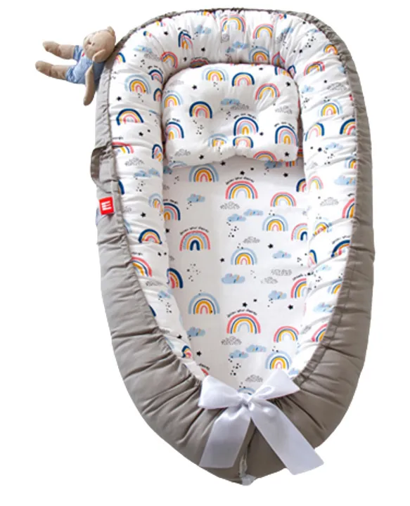 SYGA New Born Baby Nest Portable Reversible Sleeping Bed Foldable