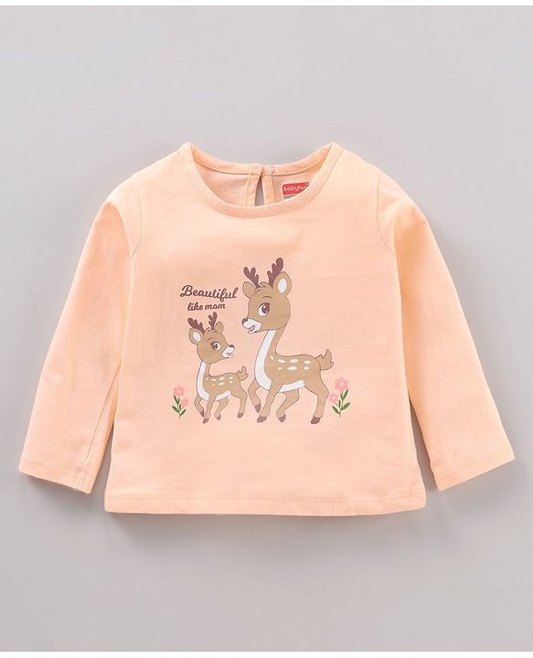 Babyhug Full Sleeves Tees With Graphics Pack Of 5 - Multicolor