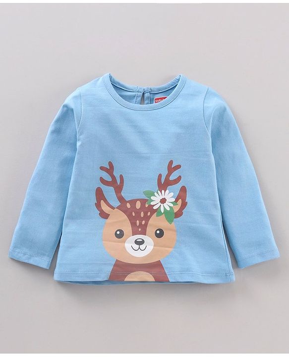 Babyhug Full Sleeves Tees With Graphics Pack Of 5 - Multicolor