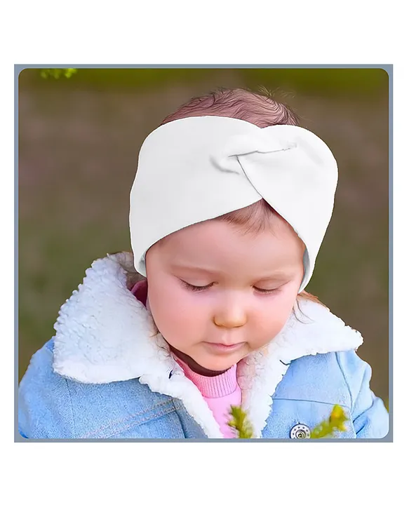 White nylon headbands cheap