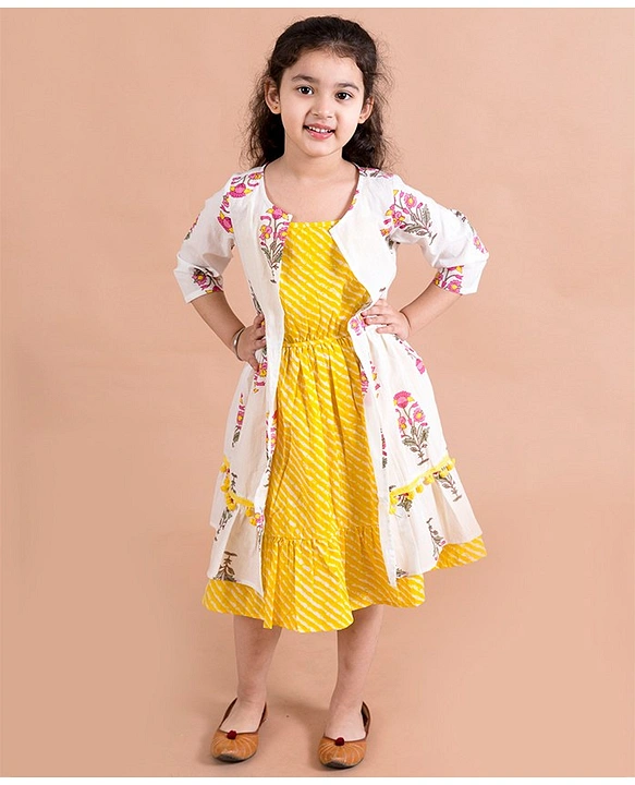 3/4 Sleeve Girls Twirl Dresses | Shop Girls Dresses & Dresses for Toddlers  Online - Mila & Rose - Mila & Rose ®
