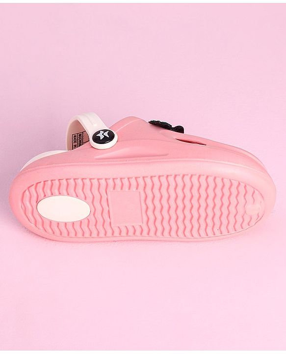 Cute Walk by Babyhug Slip-On Clogs Pineapple Applique - Peach