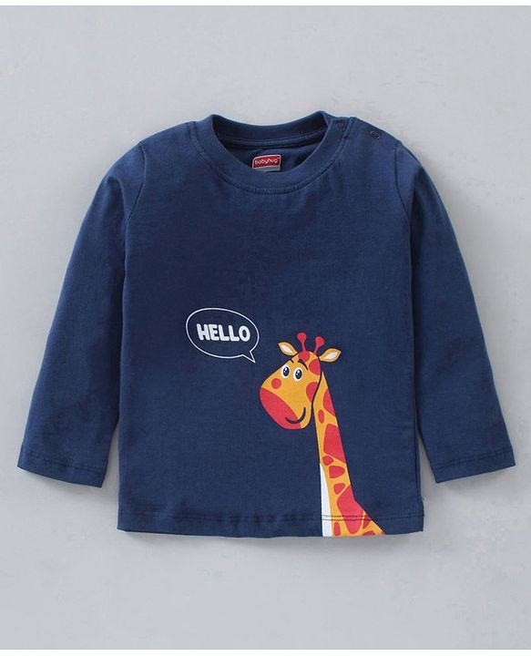 Babyhug Cotton Full Sleeves T-Shirts Tiger Print Pack of 5 - Multicolor