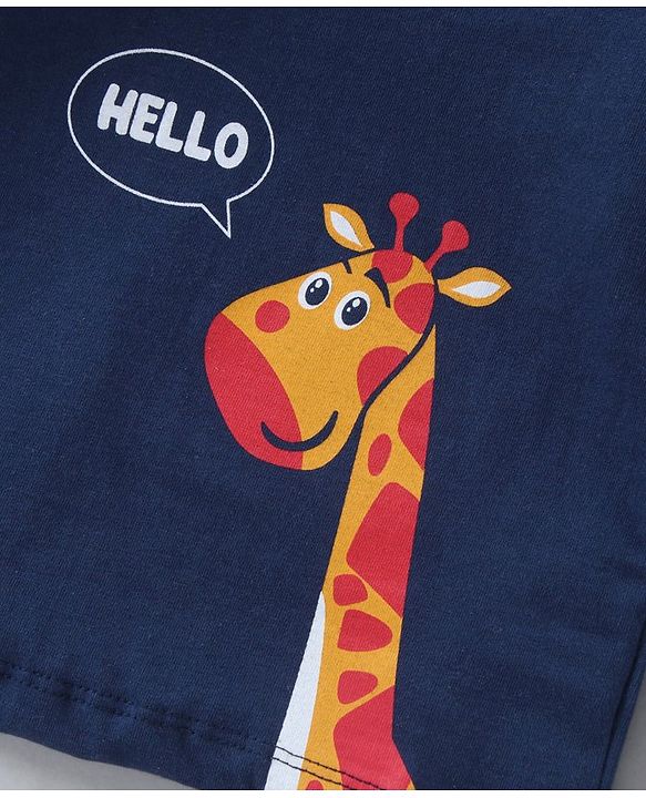 Babyhug Cotton Full Sleeves T-Shirts Tiger Print Pack of 5 - Multicolor