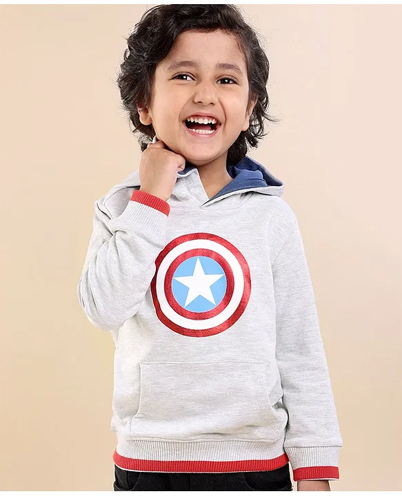 Captain america hooded clearance sweatshirt