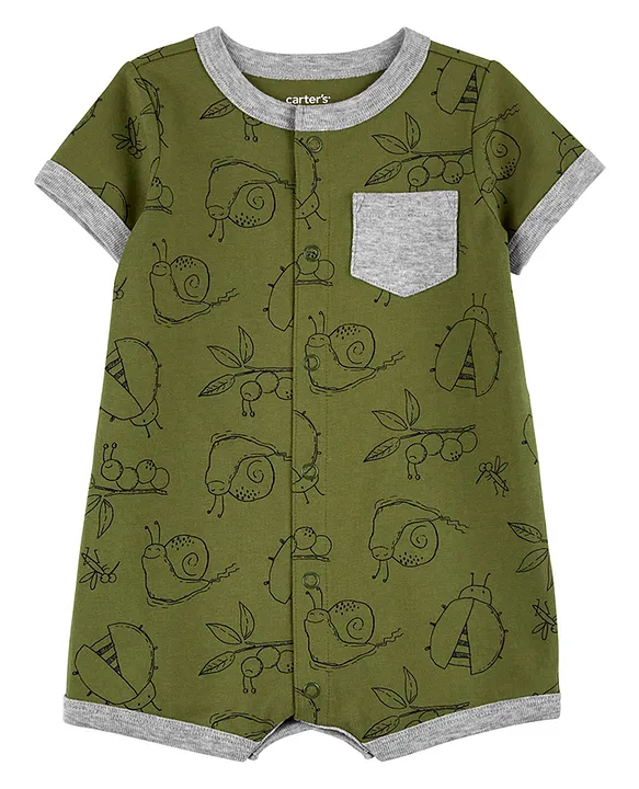 Carters best sale romper boy