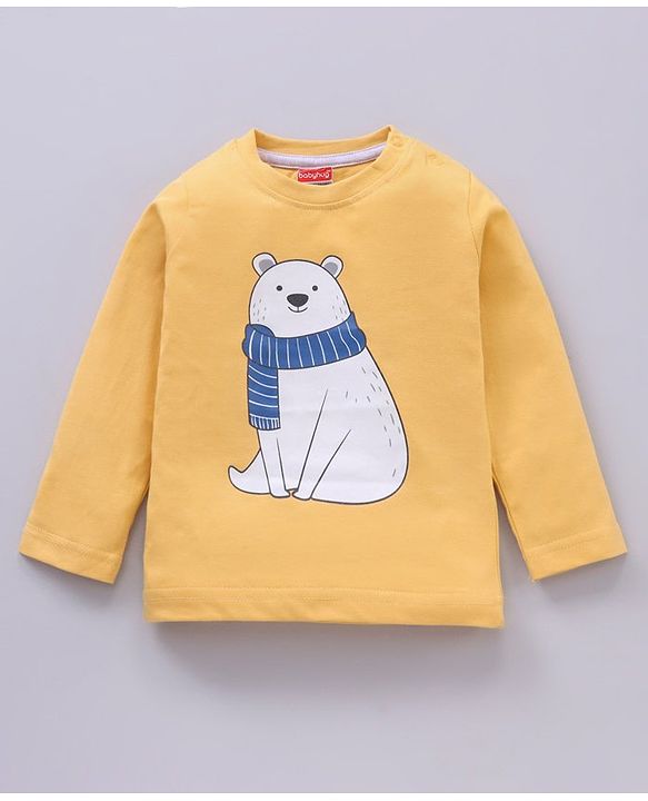 Babyhug Cotton Knit Full Sleeves Printed T-Shirts Pack of 5 -  Multicolour